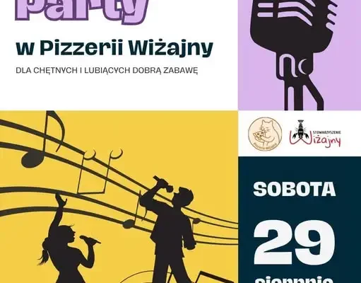 Karaoke Party w Pizzeria Wiżajny – zaśpiewaj w sobotę!