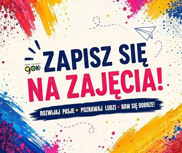 Ruszyły zapisy na zajęcia w sezonie 2026/2027 – sprawdź ofertę GOK