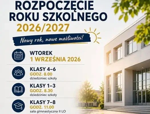 Uroczyste rozpoczęcie roku szkolnego 2026/2027 – 1 września w szkole