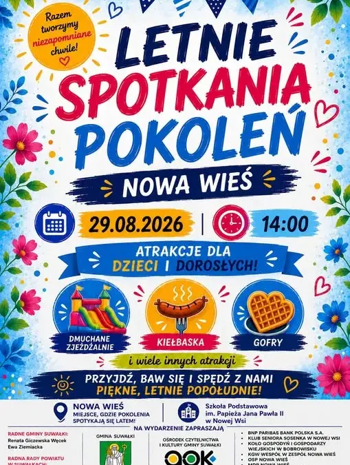 Letnie Spotkania Pokoleń w Nowej Wsi – rodzinna zabawa już w sobotę