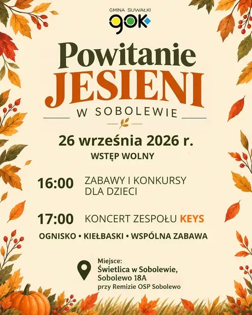 Jesień w Sobolewie – piknik rodzinny już w sobotę 26 września