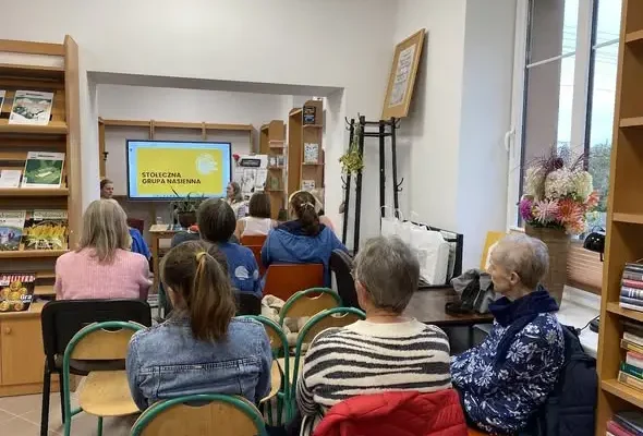 Warsztaty nasienne w bibliotece w Wiżajnach – pierwsze spotkanie za nami