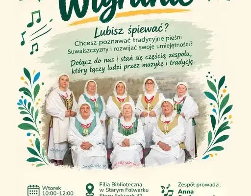 Zespół Wigranie zaprasza na wspólne śpiewanie w Starym Folwarku