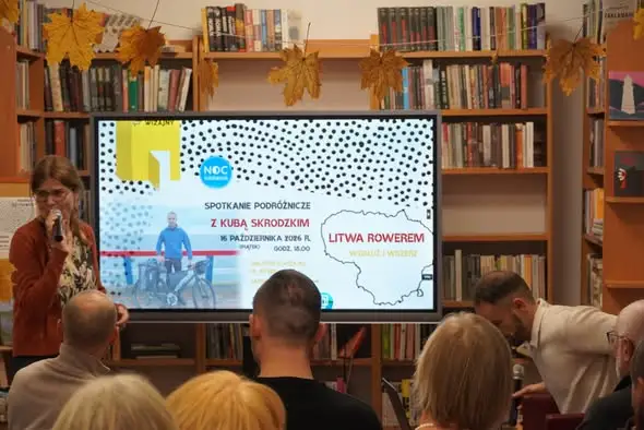 12. Noc Bibliotek w Wizajnach – rowerowa podróż, Suwalszczyzna i dźwięki gongu