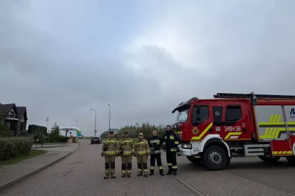OSP Szypliszki zabezpiecza Suwalski Mistrz Kierownicy w Szelmencie