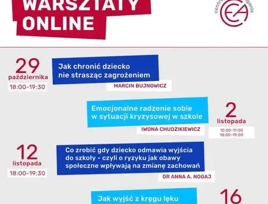 Bezpieczeństwo w szkole: warsztaty CEA dla rodziców i uczniów szkół artystycznych